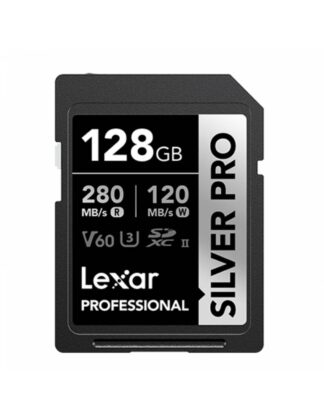 Mem lexar 128GB SDXC UHS-II 280/120V60 4K SILVER PRO /31280
